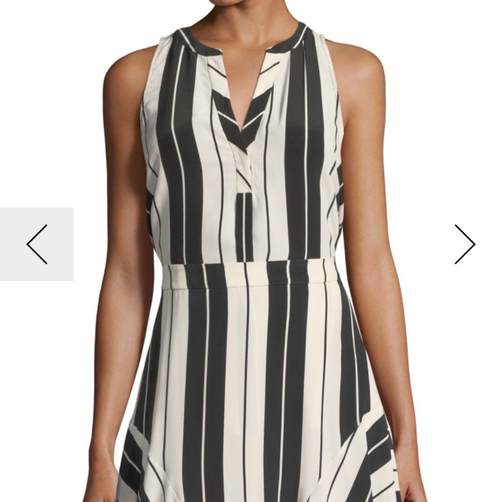 Joie Aruna sleeveless striped silk top sz XS - Picture 1 of 6